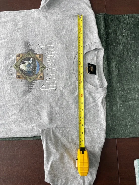 Niagara Falls Graphic Tee, Vintage Single Stitch- Gray - Picture 4 of 7